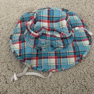 Banana Boat Bucket Hat Mens Adult One Size Plaid Vented Adjustable Chin Strap